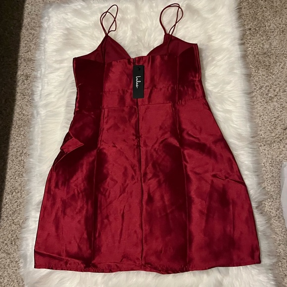 Lulus Wine Red Sleeveless Mini Dress - Picture 4 of 4
